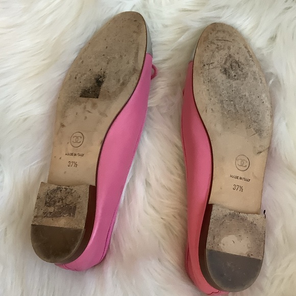 Chanel Pink and Silver Flats - Picture 6 of 6